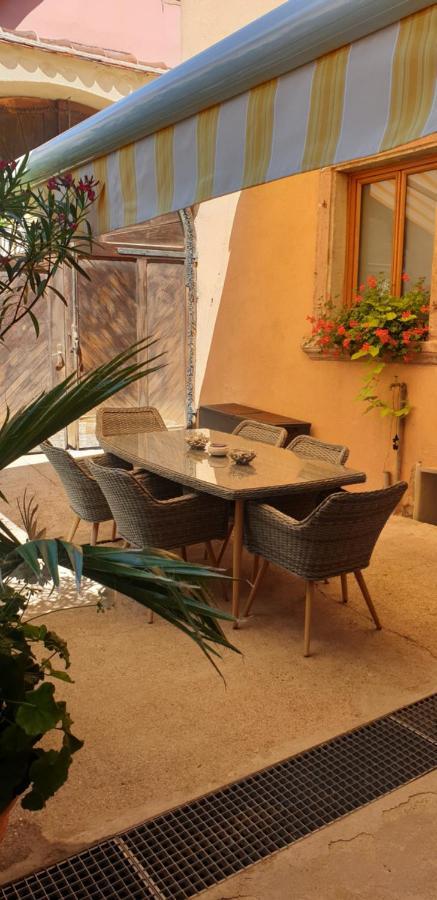 Chez Laurette A Bergheim Apartment Bagian luar foto